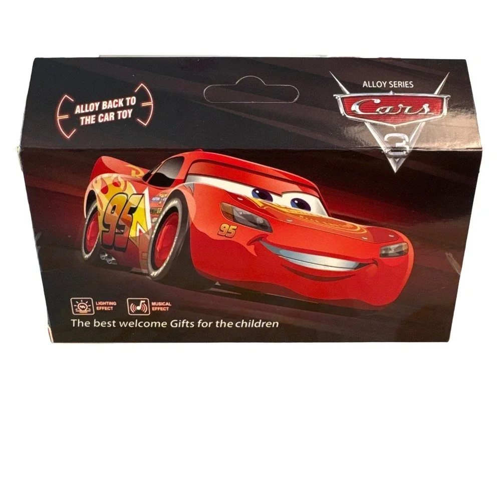 Disney Pixar Cars 3 Lightning McQueen Alloy Series Die-Cast Metal Pull Back Car